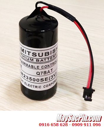 Mitsubishi Q7BAT CR23500SE; Pin nuôi nguồn PLC Q7BAT CR23500SE lithium 3v 5000mAh chính hãng